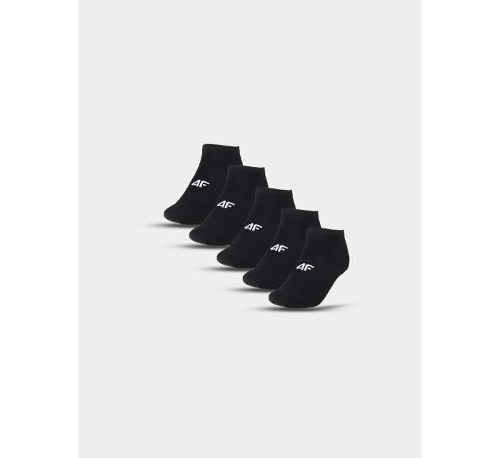 Pánské ponožky casual pod kotník (5pack) 4F - černé