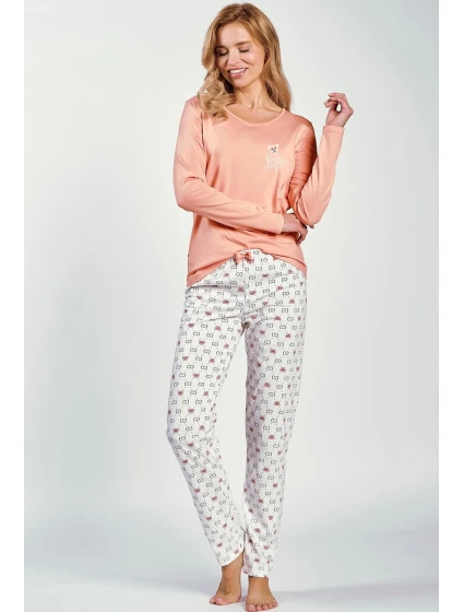 Dámské pyžamo Polly model 20255003 dł/r SXL Z25 - Taro