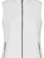 Daiber JN 1127 Dámská 2-vrstvá promo softshellová vesta 02.1127 white/white