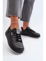 Dámské tenisky na platformě Big Star NN274255 černé Dámské tenisky na platformě Big Star NN274255 černé