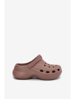 Dámské Pěnové Sandály Na Masivní Podešvi Big Star RR274A121 Tmavě béžové Dámské Pěnové Sandály Na Masivní Podešvi Big Star RR274A121 Tmavě béžové