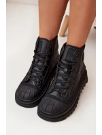 Vysoké Dámské Tenisky Zateplené Big Star OO274A355 Černé Vysoké Dámské Tenisky Zateplené Big Star OO274A355 Černé