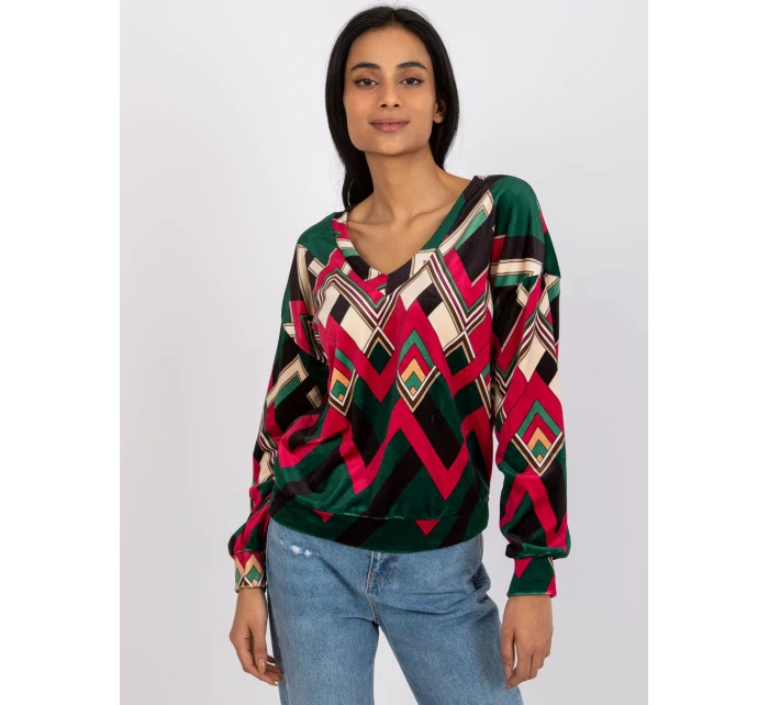 Halenka DHJ BZ 6550 4.40 tmavě zelená Halenka DHJ BZ 6550 4.40 tmavě zelená