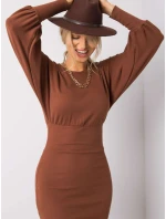 Šaty RV SK 6079.65 tmavě hnědé Šaty RV SK 6079.65 tmavě hnědé