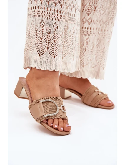 Pantofle model 214132 Step in style Pantofle model 214132 Step in style