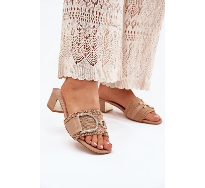 Pantofle model 214132 Step in style Pantofle model 214132 Step in style