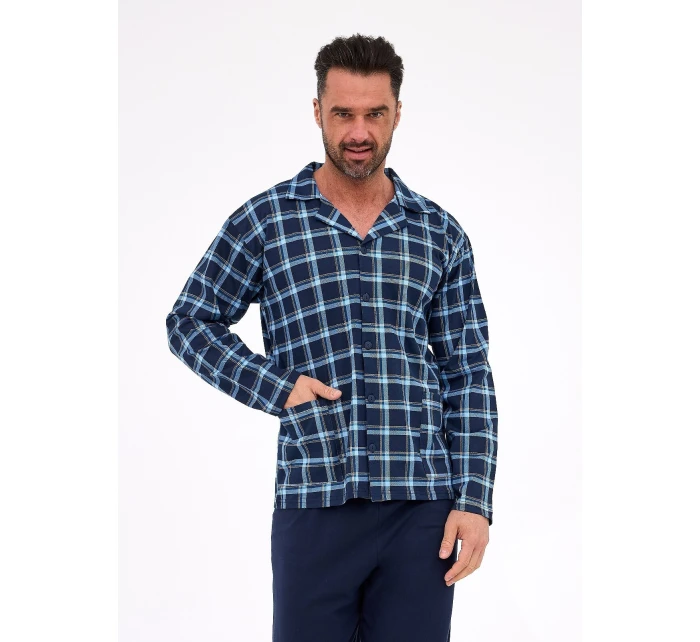 pyžamo model 21311930 dlouhé/r 3XL5XL pánské rozepínací - Cornette