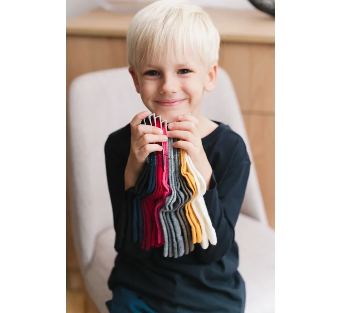 Dětské žebrované ponožky model 18873091 Merino Wool 2634 - Steven