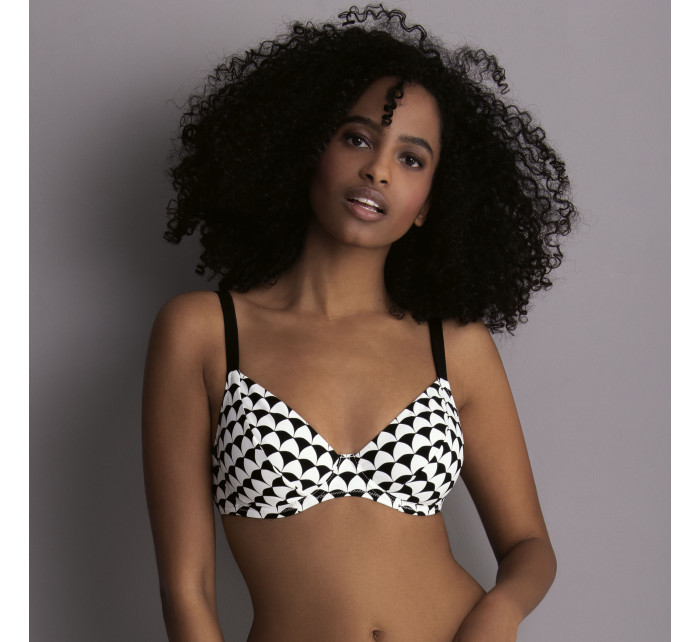 Style Celine Top Bikini - horní díl 8755-1 černobílá - RosaFaia