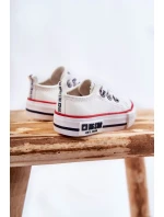 Dětské kožené tenisky BIG STAR KK374040 Bílé Dětské kožené tenisky BIG STAR KK374040 Bílé