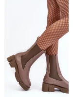 Dámské boty s  hnědé model 21638242 - Laura Messi