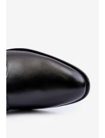 Mužská elegantní polobotky černé Jenavee