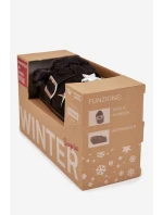 Dámské pantofle s ozdobami a sponou vyhřívané kožešinou černé model 21772637 - Boto Dámské pantofle s ozdobami a sponou vyhřívané kožešinou černé model 21772637 - Boto