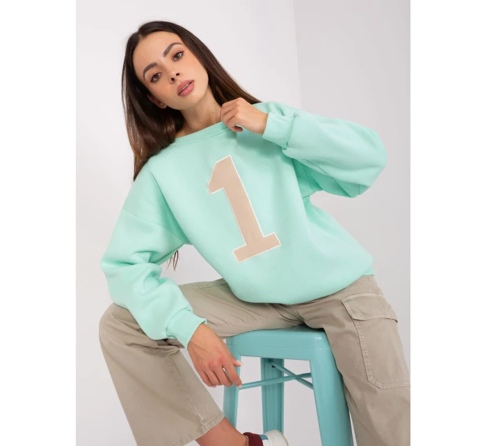 Mikina EM BL 617 9.11X máta