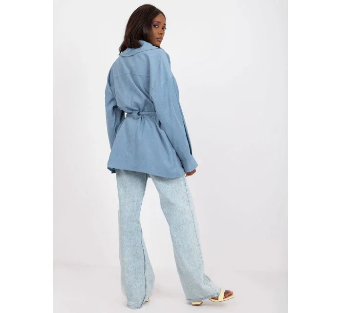 Dámský kabát EM EN 5422.22P tmavě modrý