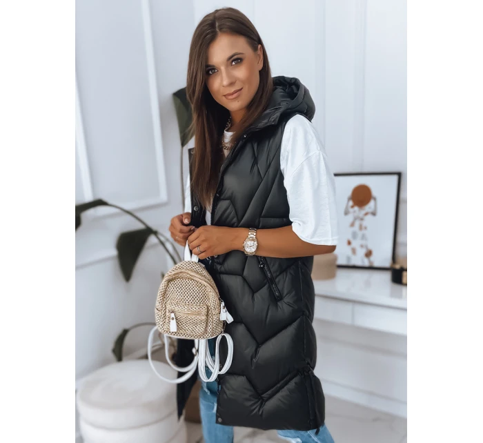 Dámská vesta LARIS černá FashionStreet TY2832 Dámská vesta LARIS černá FashionStreet TY2832