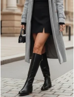 Dámské černé boty FashionStreet ZY1087 Dámské černé boty FashionStreet ZY1087