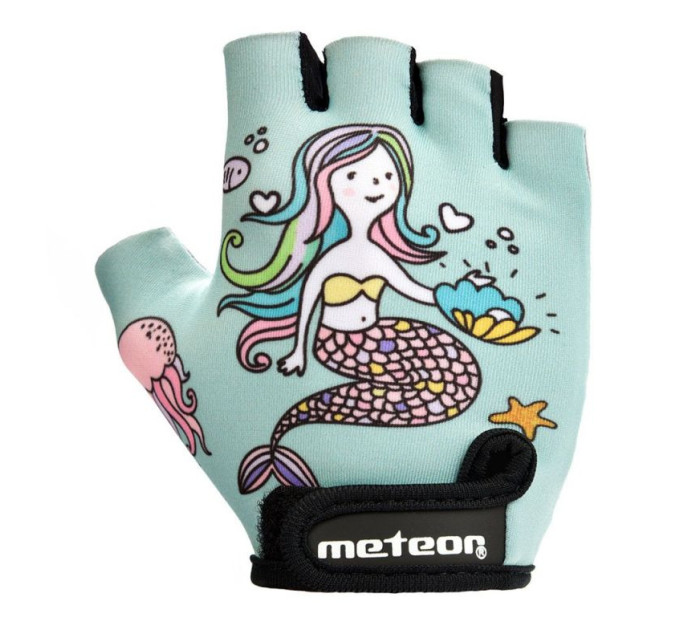 Dětské rukavice na kolo Meteor Jr 26169-26171