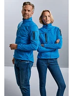 Russell Athletic 520M Pánská 3-vrstvá sportovní softshell bunda 10.520M azure blue Russell Athletic 520M Pánská 3-vrstvá sportovní softshell bunda 10.520M azure blue