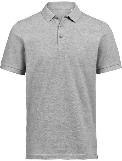 Untagged Movement OCS Polo Unisex piqué polo z těžké bavlny 66.2010 grey melange Untagged Movement OCS Polo Unisex piqué polo z těžké bavlny 66.2010 grey melange