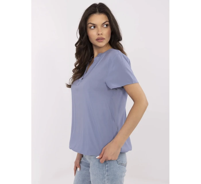 Halenka D73761M11173A šedá modrá Halenka D73761M11173A šedá modrá