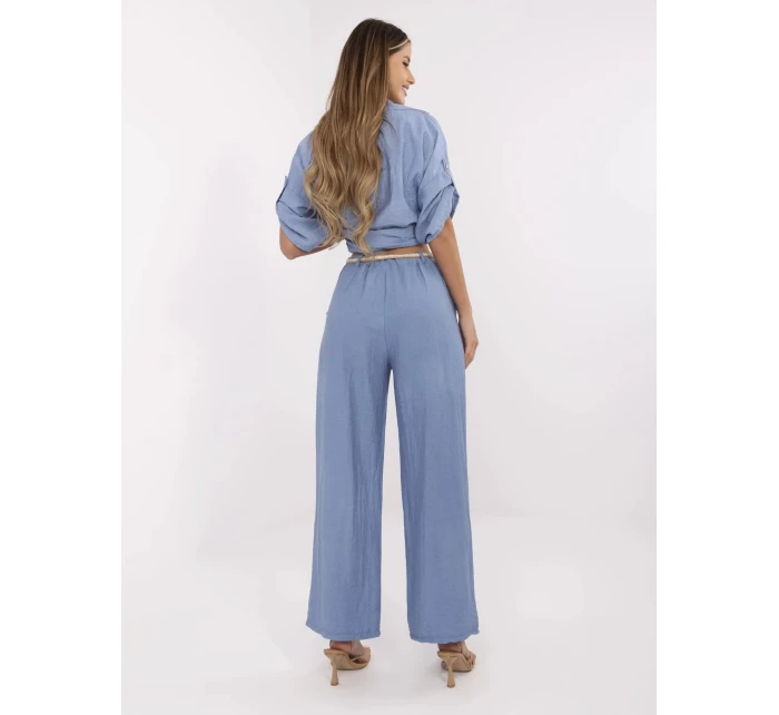 Spodnie MI SP model 21151254 niebieski - FPrice Spodnie MI SP model 21151254 niebieski - FPrice