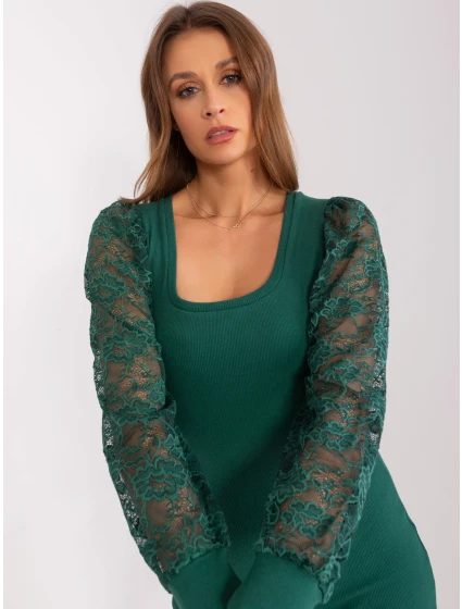 Šaty RV SK 7346.98 tmavě zelená Šaty RV SK 7346.98 tmavě zelená