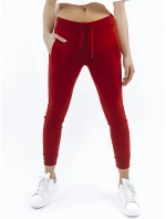 Dámské tepláky FITS červené UY0537