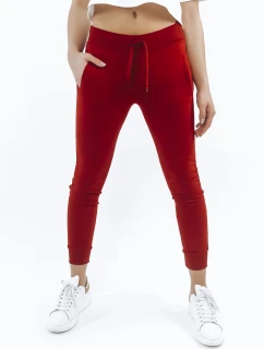 Dámské tepláky FITS červené UY0537