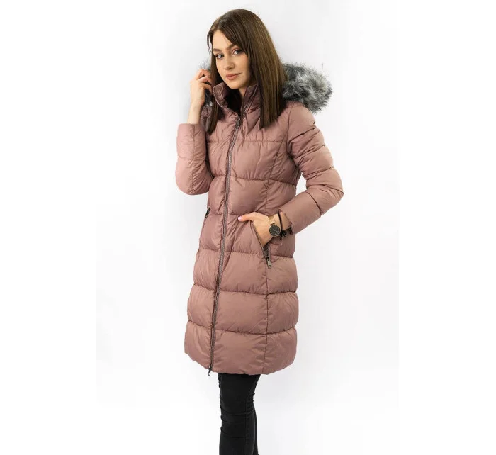 DAMSKA ZIMOWA PIKOWANA KURTKA RÓŻ model 22082634 - Libland DAMSKA ZIMOWA PIKOWANA KURTKA RÓŻ model 22082634 - Libland