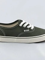 Dámské šněrovací tenisky v khaki barvě (A8865)