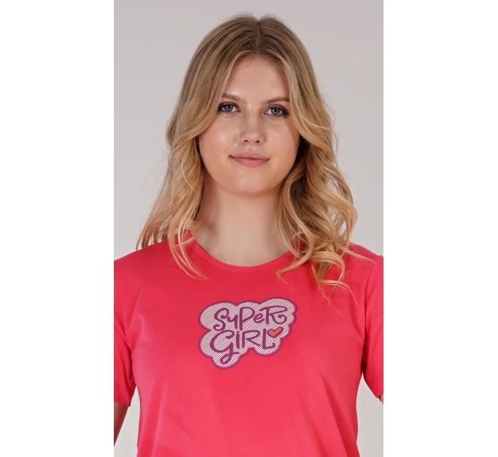 Dámská noční košile s krátkým rukávem Super model 18625831 - Vienetta