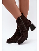 Boty na podpatku model 231630 Step in style Boty na podpatku model 231630 Step in style