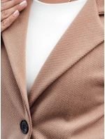 Dámský velbloudí kabát LUGI FashionStreet NY0635 Dámský velbloudí kabát LUGI FashionStreet NY0635