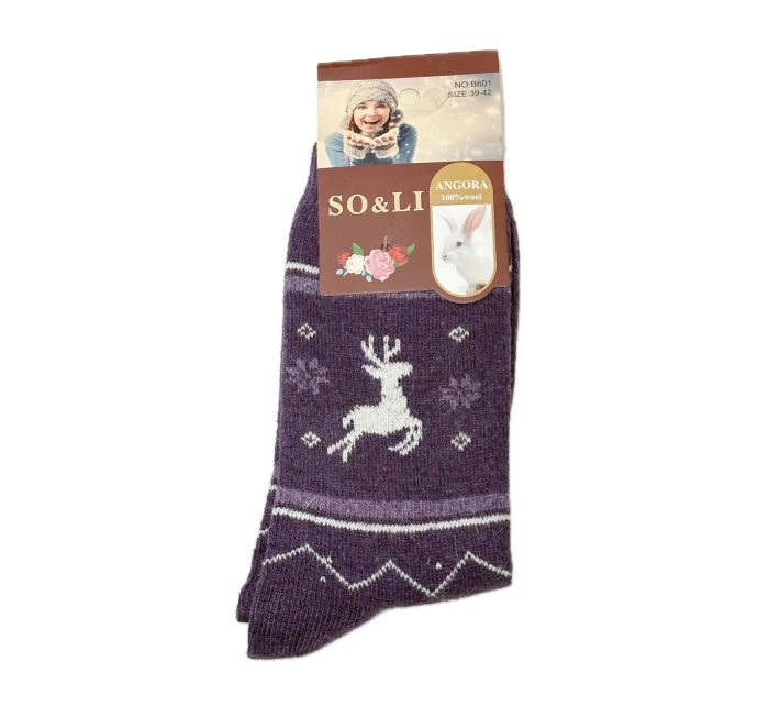 WiK 002 dámské ponožky Angora 111 35-42