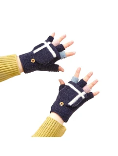 Dámské/dětské zimní rukavice - černé