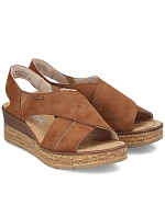 damskie na brązowe model 22087167 - Rieker damskie na brązowe model 22087167 - Rieker