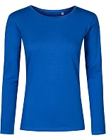 Promodoro 1565 Dámské tričko s dlouhým rukávem - X.O 40.1565 azure blue Promodoro 1565 Dámské tričko s dlouhým rukávem - X.O 40.1565 azure blue