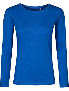 Promodoro 1565 Dámské tričko s dlouhým rukávem - X.O 40.1565 azure blue