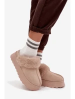 Sněhule Na Platformě S Kožešinou A Přezkou Béžové model 21714727 - Boto Sněhule Na Platformě S Kožešinou A Přezkou Béžové model 21714727 - Boto