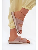 Dámské pantofle Růžové model 22094881 - Inblu Dámské pantofle Růžové model 22094881 - Inblu