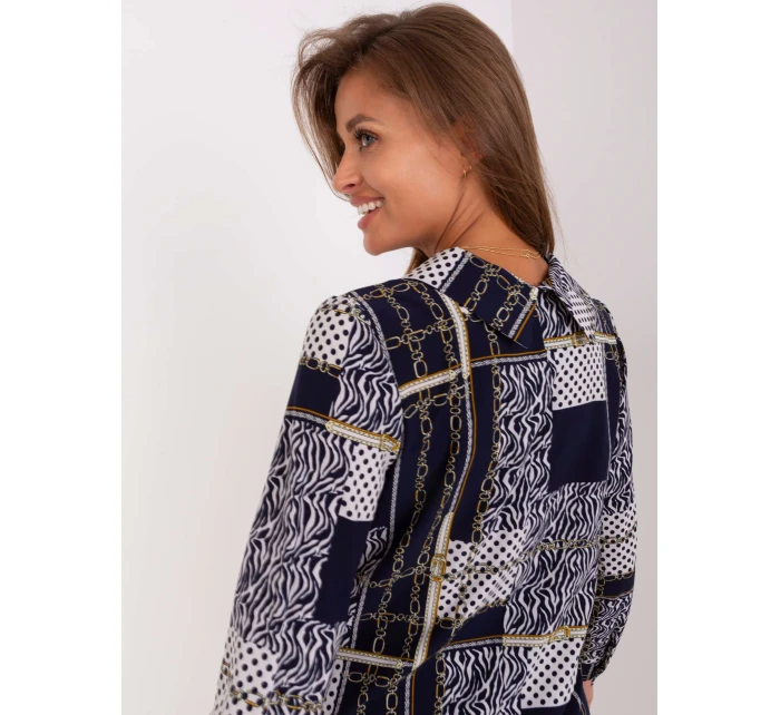 Koszula LK KS model 18848079 granatowy - FPrice Koszula LK KS model 18848079 granatowy - FPrice