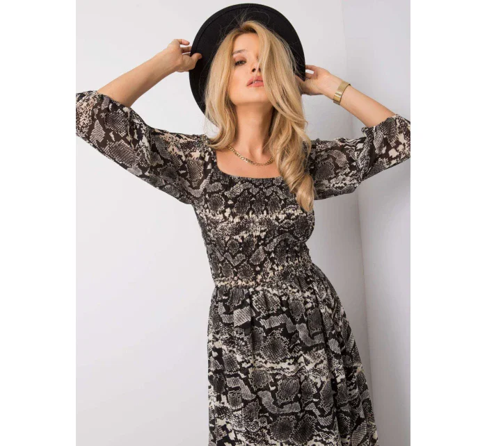 Sukienka TW SK BI model 21192722 czarno beżowy - FPrice