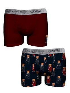 Pánské boxerky John Frank JF2BEF30 2PACK