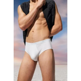 Pánské slipy Basic Midi 2P - WHITE - bíle 0003 - SLOGGI Pánské slipy Basic Midi 2P - WHITE - bíle 0003 - SLOGGI