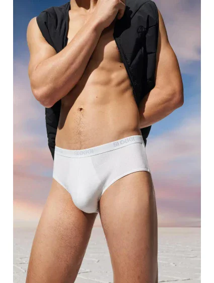 sloggi men Basic Midi 2P - WHITE - SLOGGI WHITE - SLOGGI