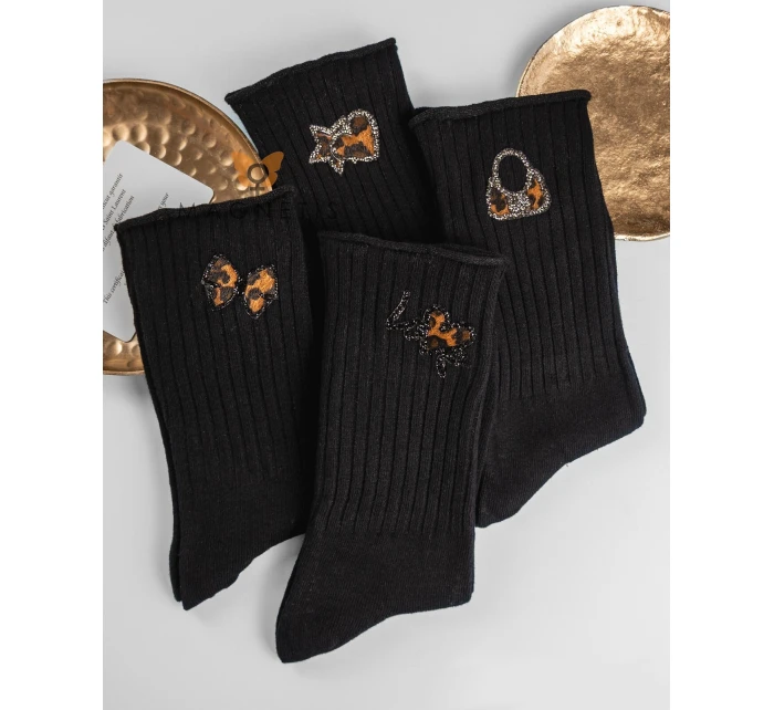Ponožky  Leopardí bez části model 21320543 - Magnetis