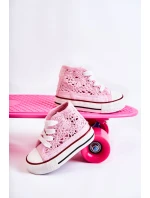 Dětské vysoké tenisky Pink Mona Dětské vysoké tenisky Pink Mona
