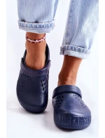 Dámské světlé pantofle Big Star model 21593810 námořnická modrá - Big Star Shoes Dámské světlé pantofle Big Star model 21593810 námořnická modrá - Big Star Shoes