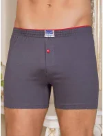 Boxerky BR BK 1099.26P tmavě šedé Boxerky BR BK 1099.26P tmavě šedé